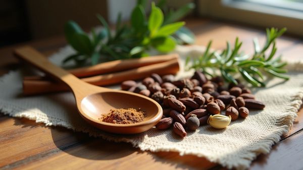 Les épices aromatiques nordiques : propriétés et usages en cuisine santé